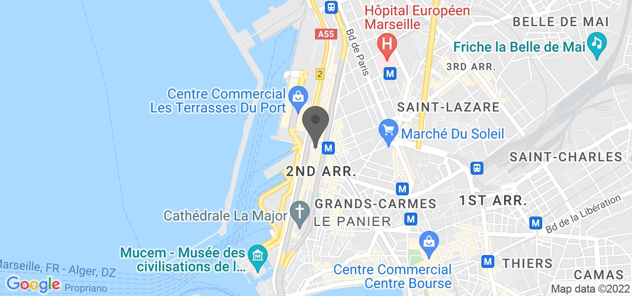 交通地图 — Brasserie de la Joliette