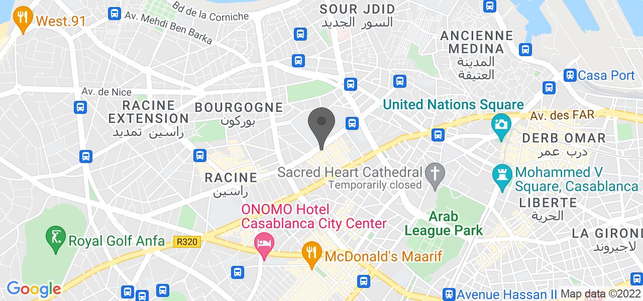 Access map — Fayrouz Ziraoui Casablanca