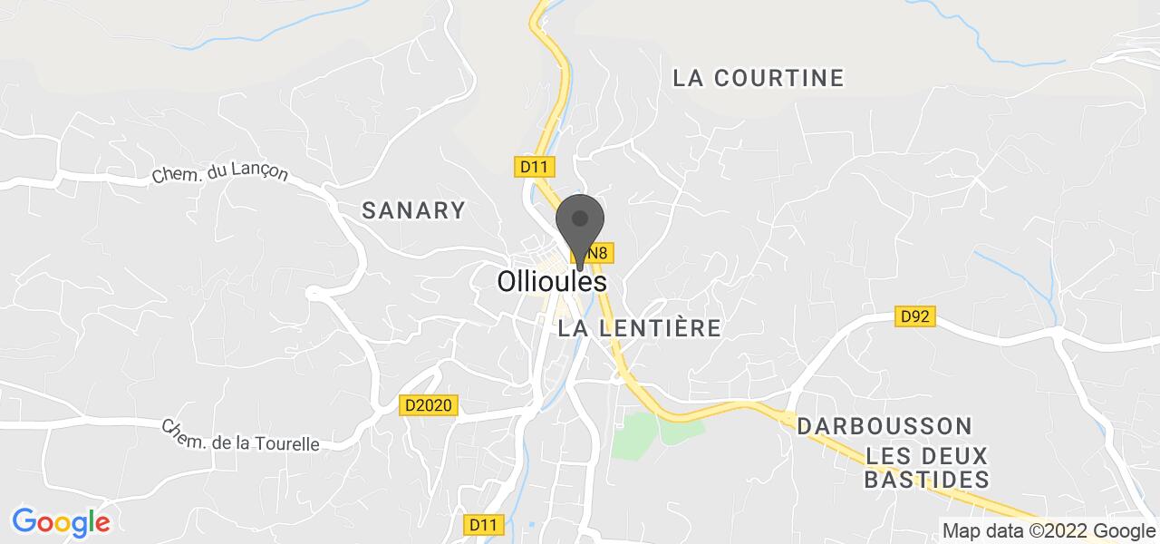 Plan d'accès — Café le France