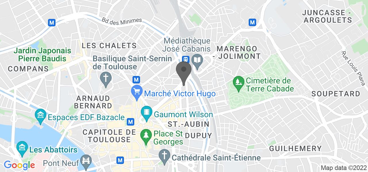 Plan d'accès — South West bistrot Ramblas Toulouse