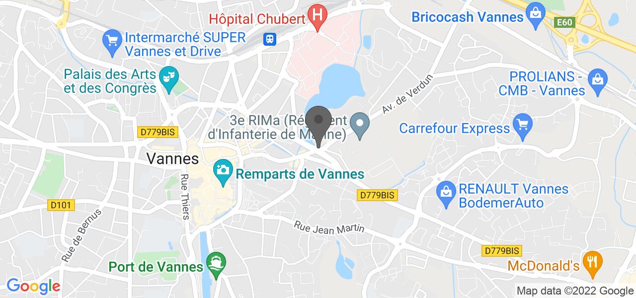Mappa di accesso — Le Homard Frites