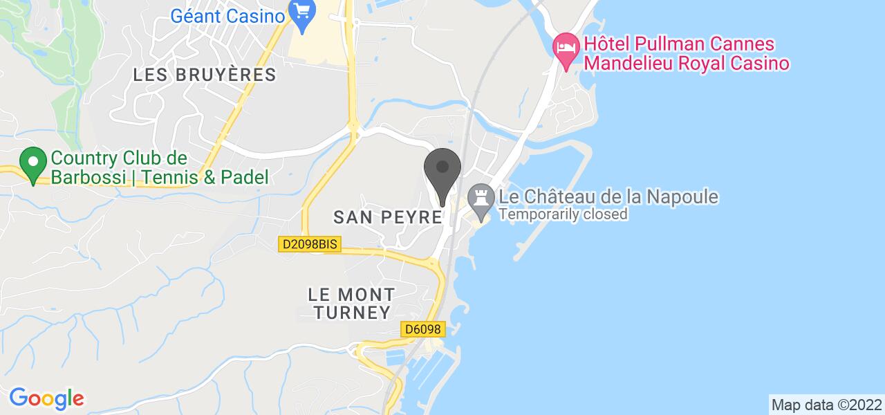 Mapa de acceso — La Mandarine