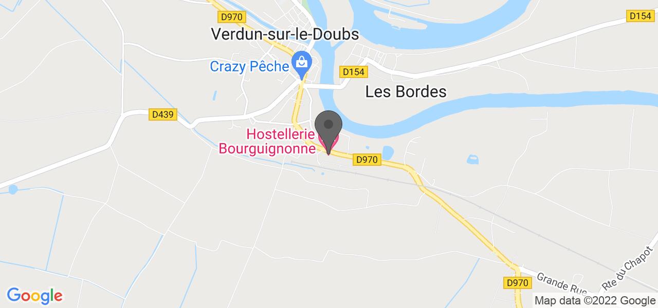 Plan d'accès — L'HOSTELLERIE BOURGUIGNONNE