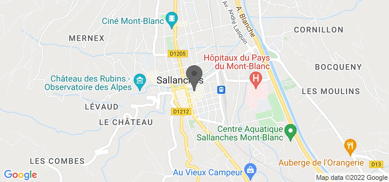 Access map — Brasserie de Savoie