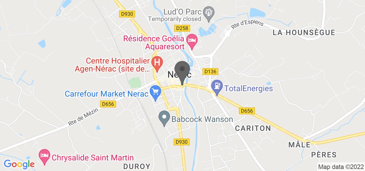 Plan d'accès — Gueuleton