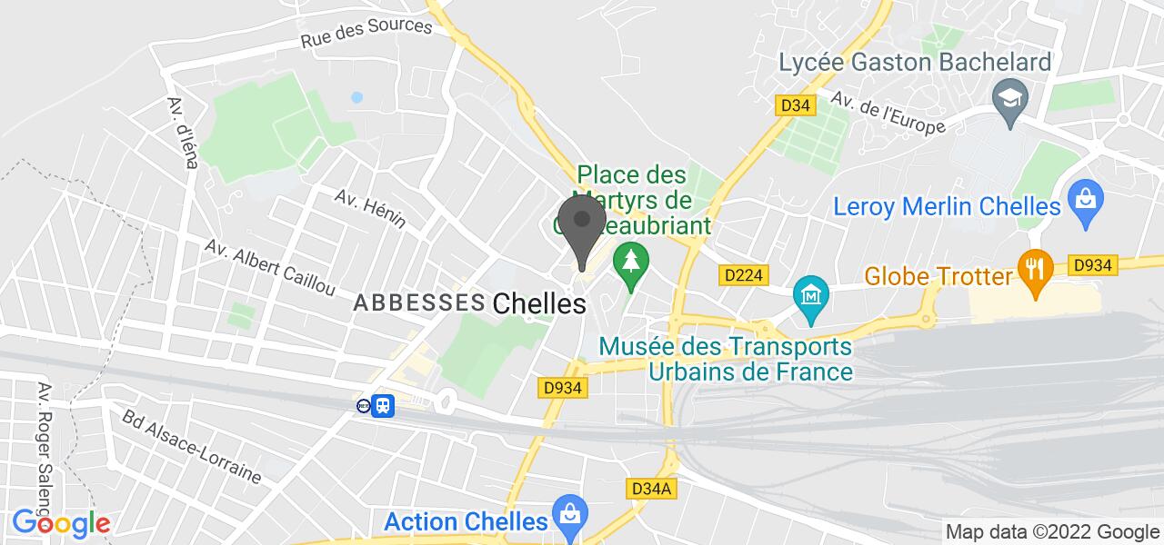 Routekaart — Chelles Fried Chicken