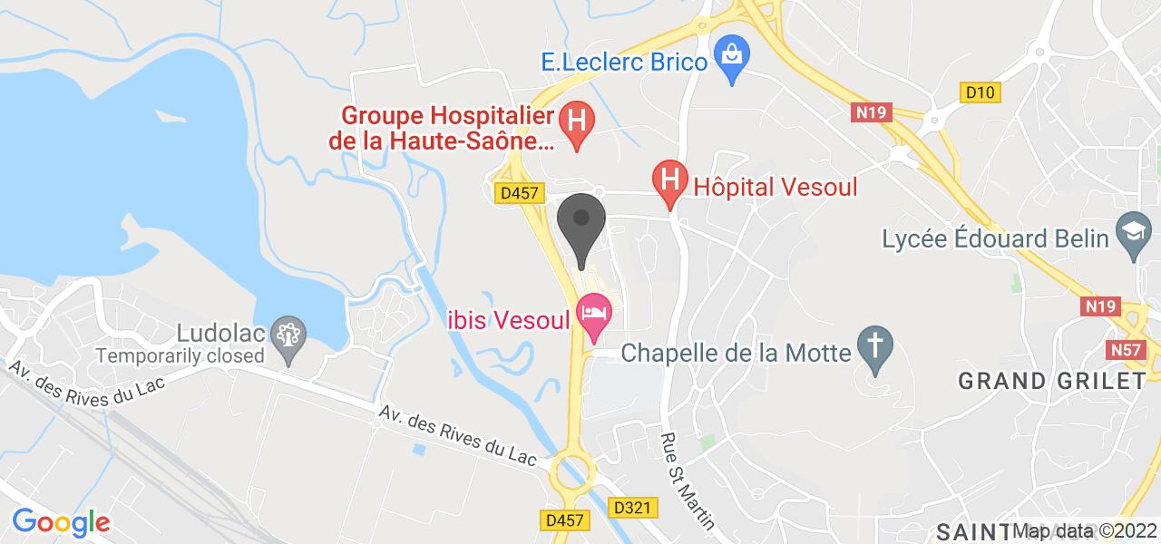 Plan d'accès — Ristorante Del Arte