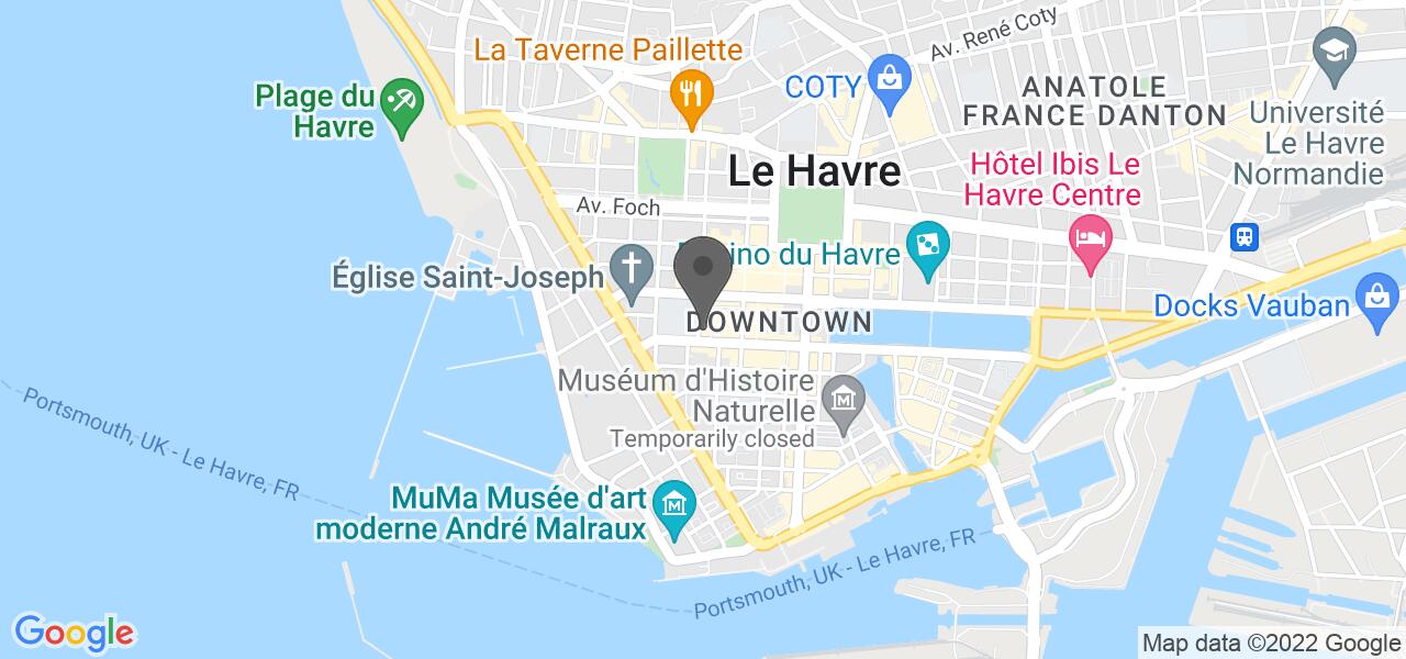交通地图 — Le Bistrot des Halles