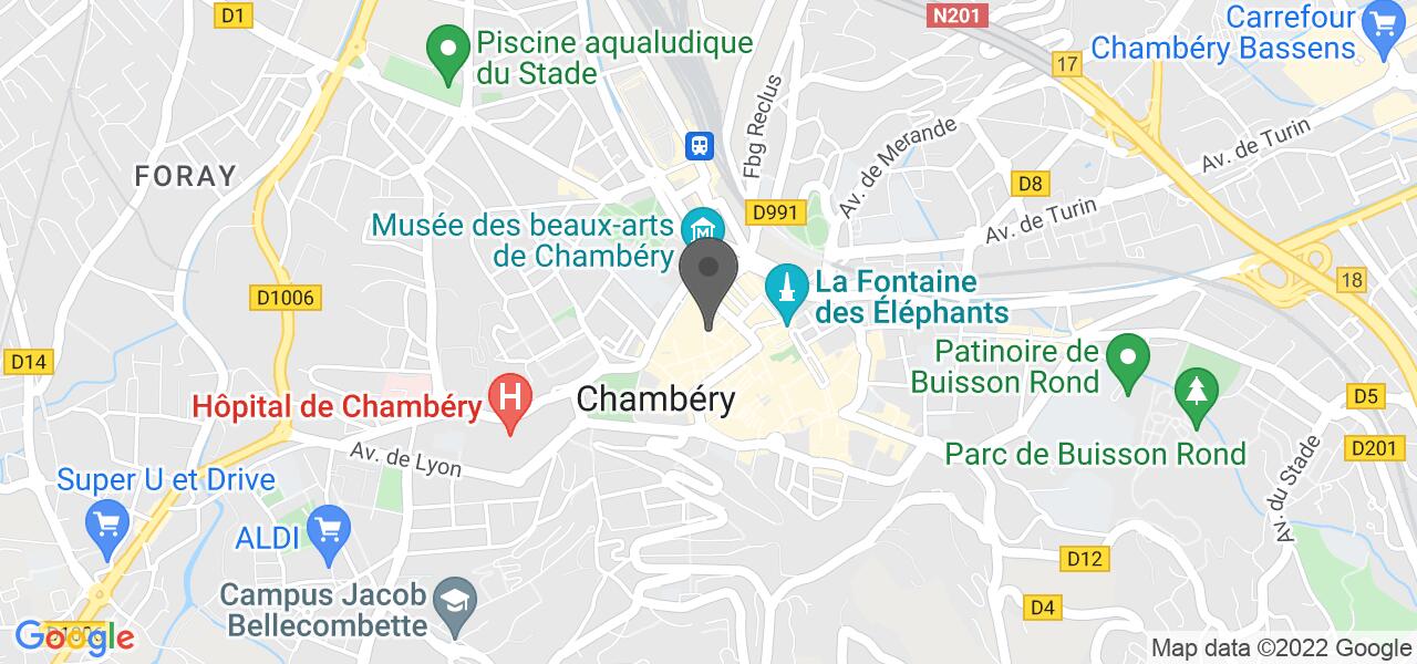 Plan d'accès — Au P'tit Bar Du Marché