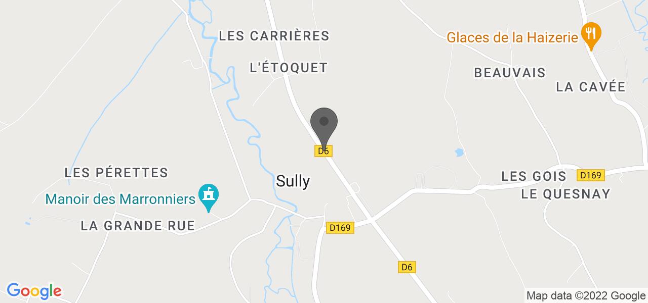 Plan d'accès — Château de sully