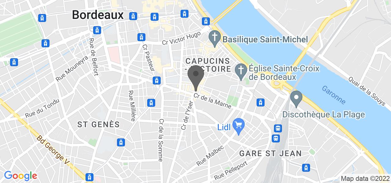 Plan d'accès — Bistro Poulette