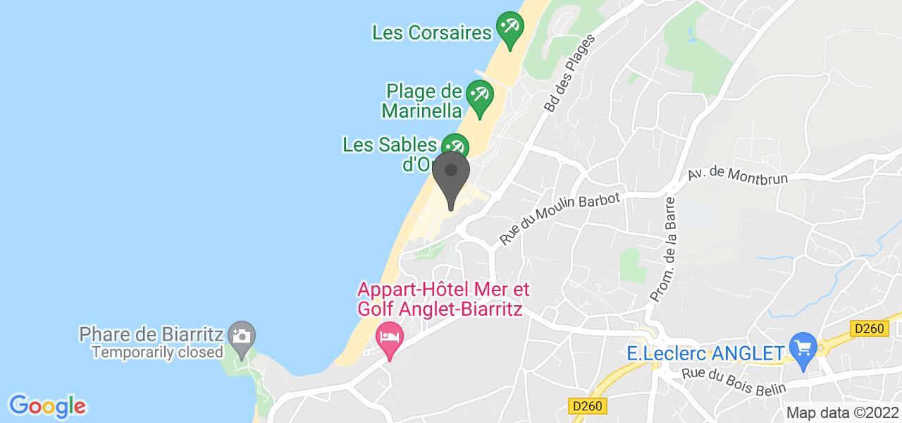 Plan d'accès — Bistrot de la Plage