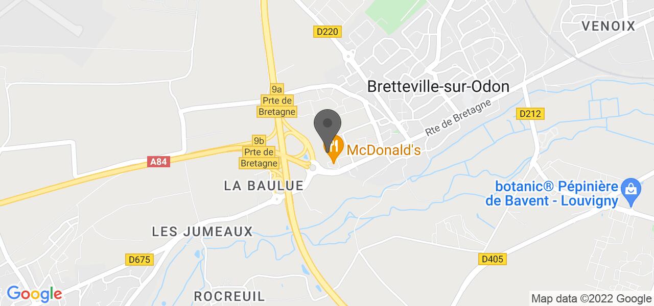 Plan d'accès — Grill Courtepaille Caen Porte de Bretagne