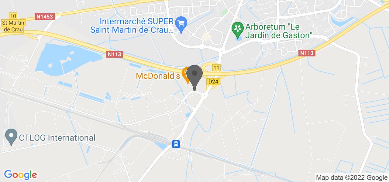 Plan d'accès — Courtepaille Saint-Martin-de-Crau
