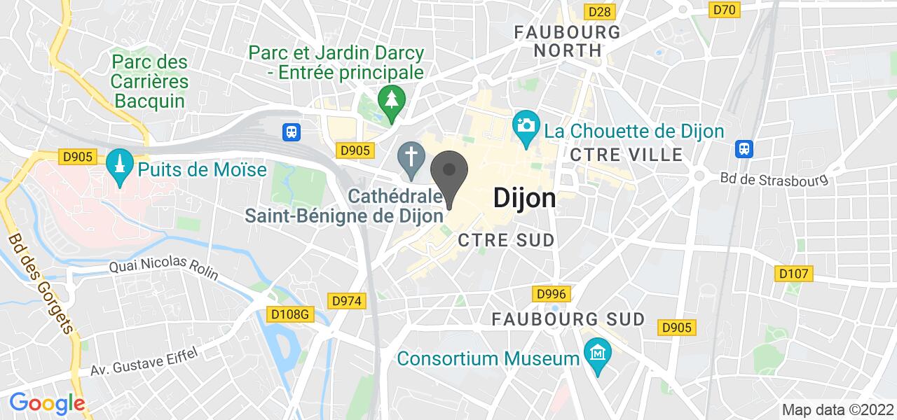 Plan d'accès — La Dame d'Aquitaine