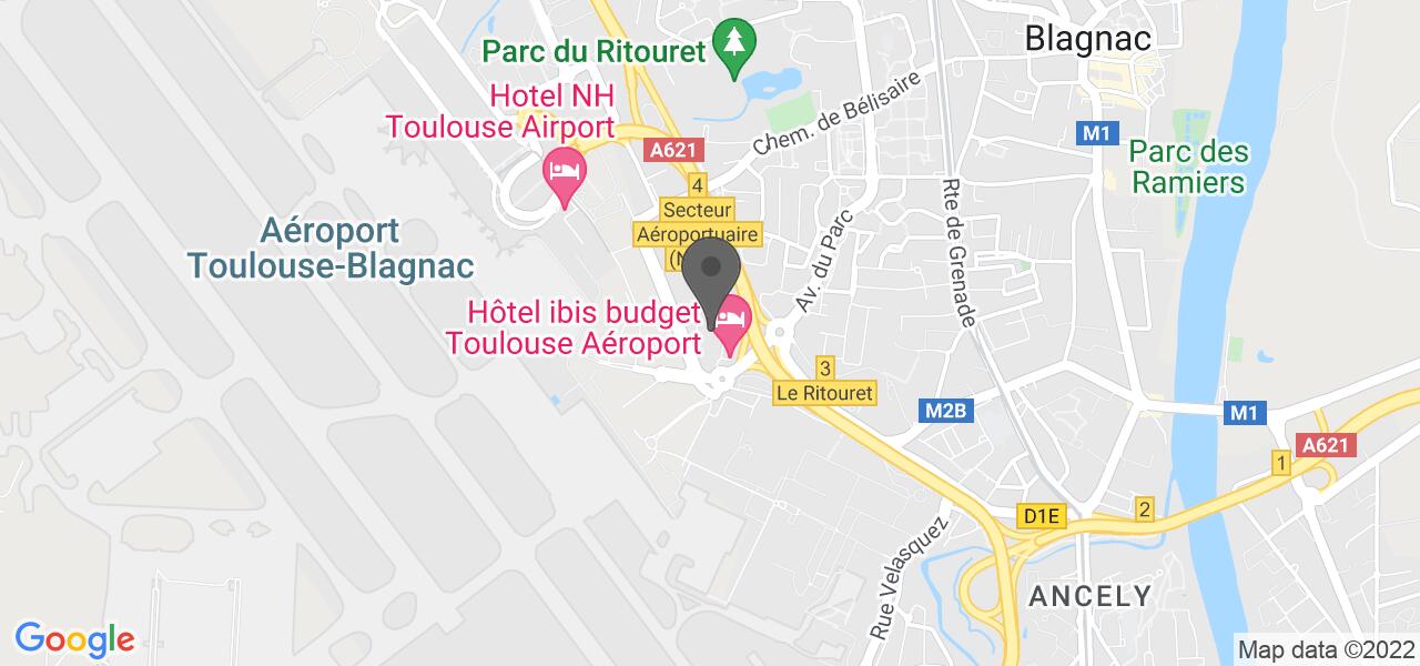Plan d'accès — Le Corridor (Hôtel Pullman Toulouse Airport)