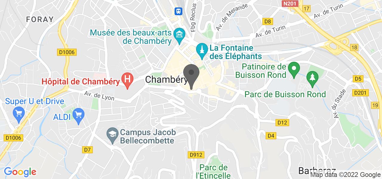 Access map — Carré des Sens