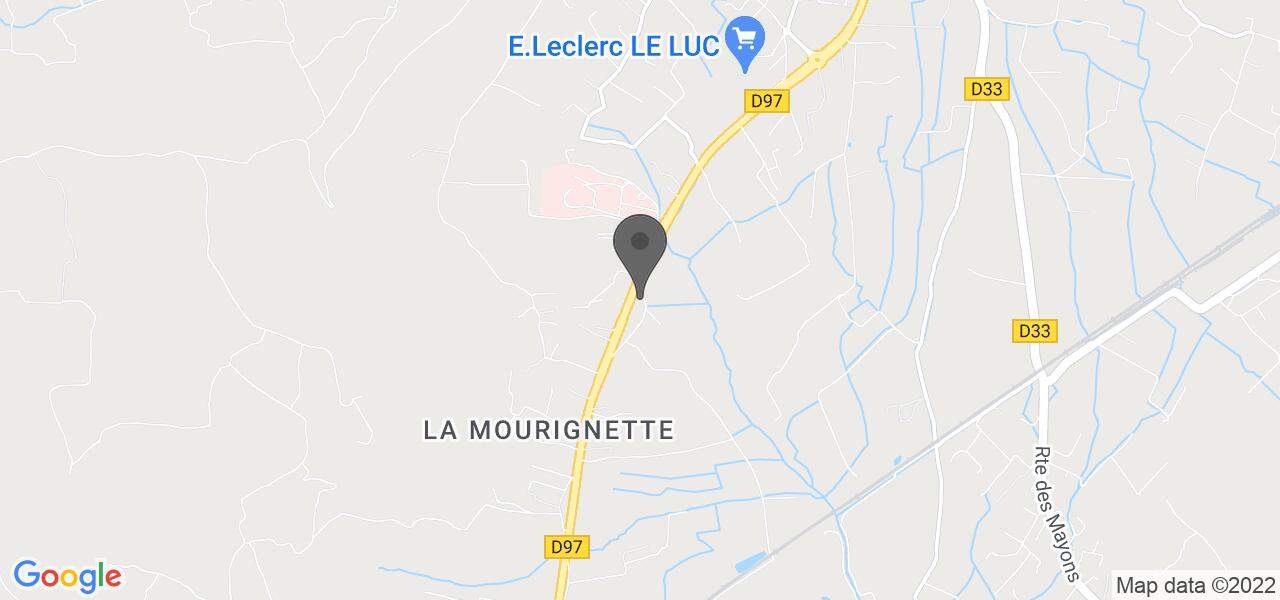 Plan d'accès — Les Romarins