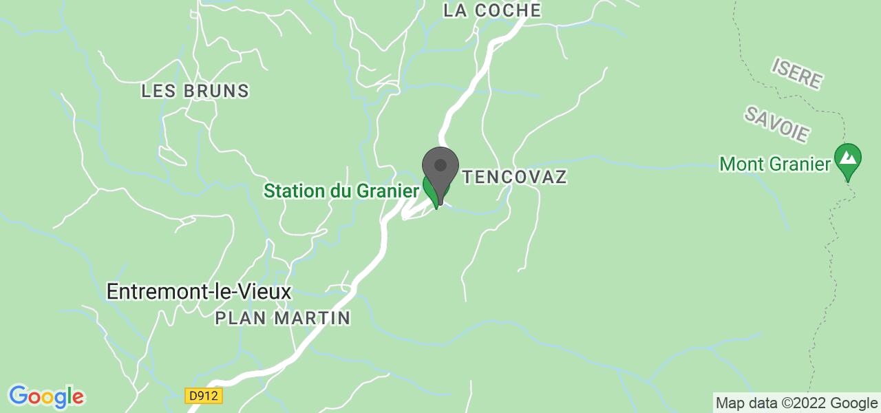 Plan d'accès — Chalet Brasserie Col Du Granier