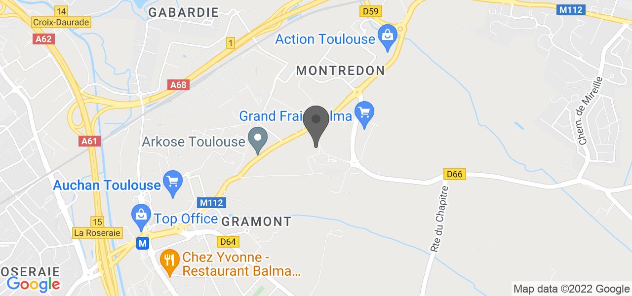 Routekaart — Le Chalet des Moissons