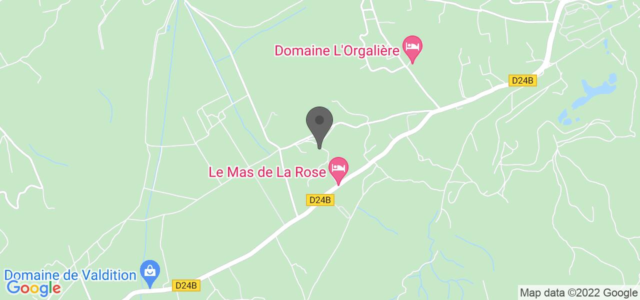 アクセスマップ — Le potager du mas
