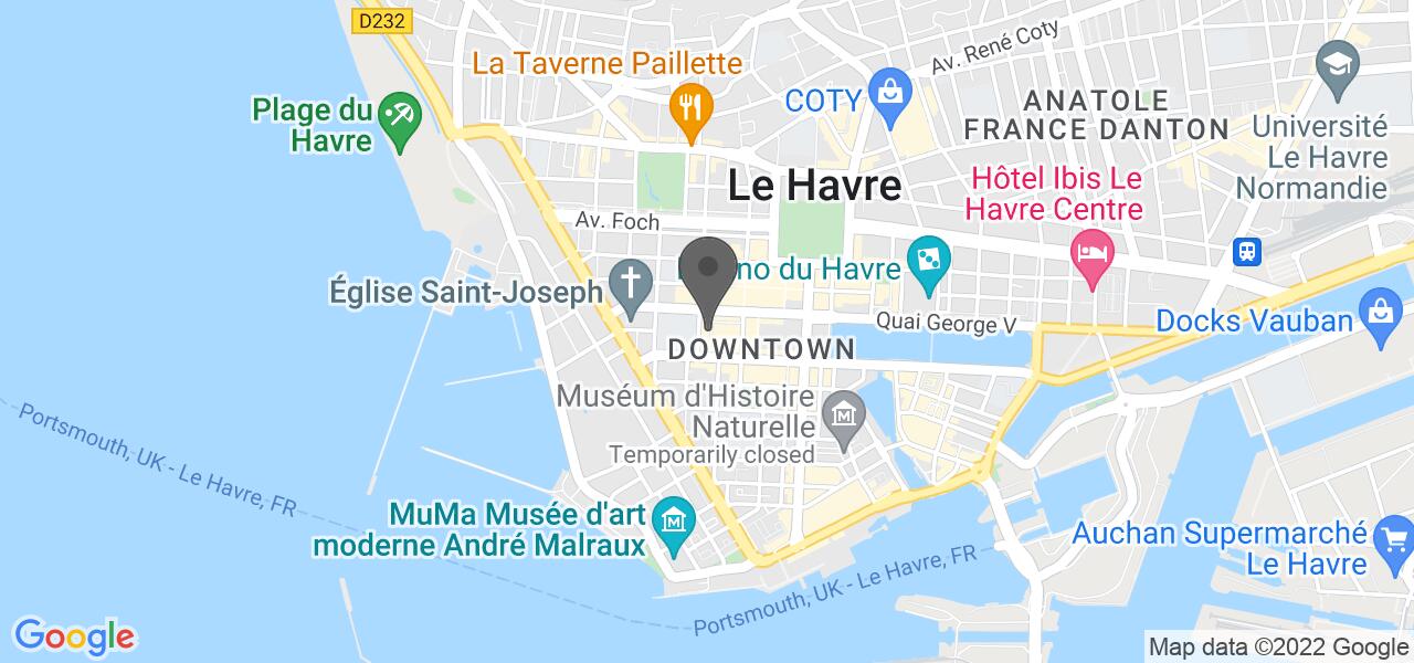 交通地图 — Brasserie des Halles