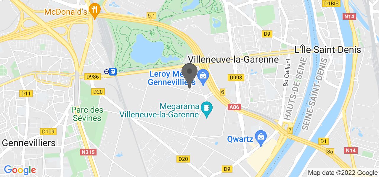 Plan d'accès — Tablapizza Gennevilliers