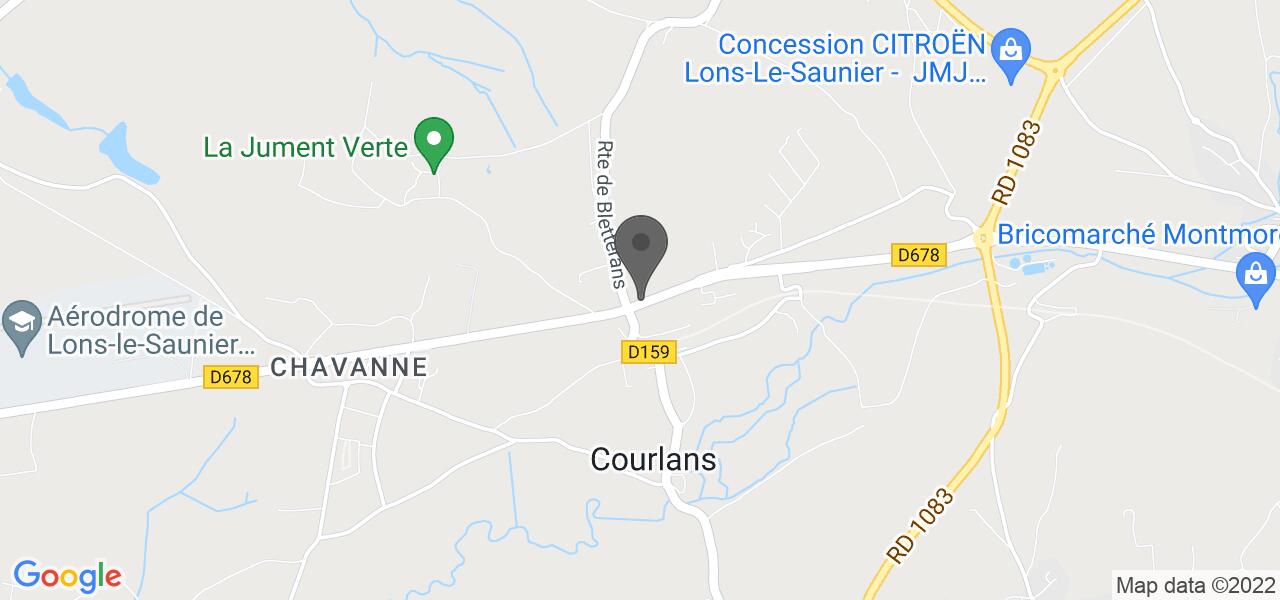 Mapa de acceso — Le Bistro D'Hugo