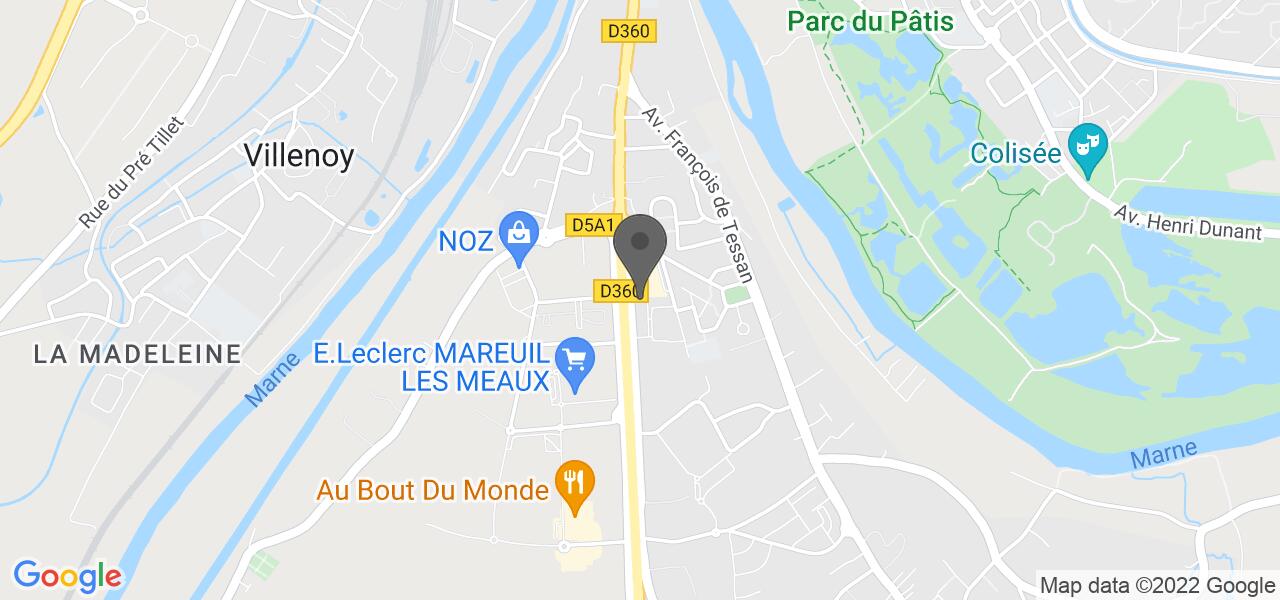 Plan d'accès — BUFFALO GRILL MEAUX (Nanteuil Les Meaux)