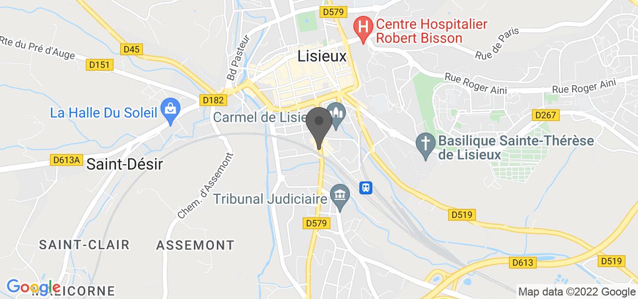 Mappa di accesso — Les Trois Bolées Crêperie saladerie