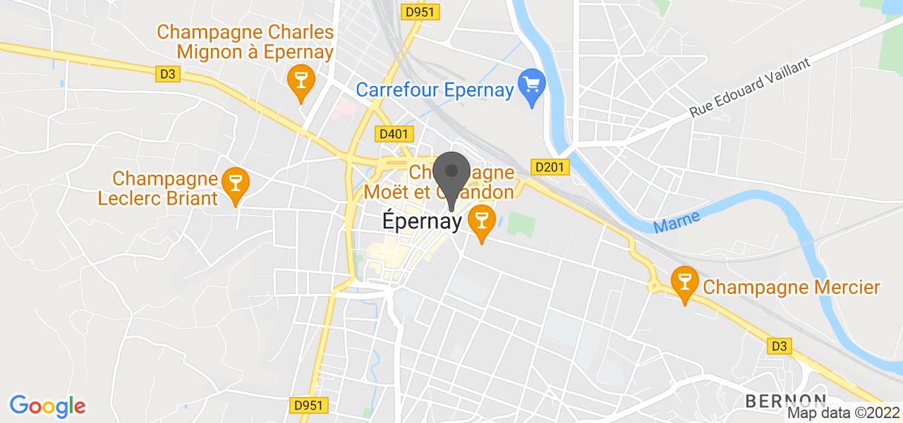 Access map — Le Ch'ti Resto