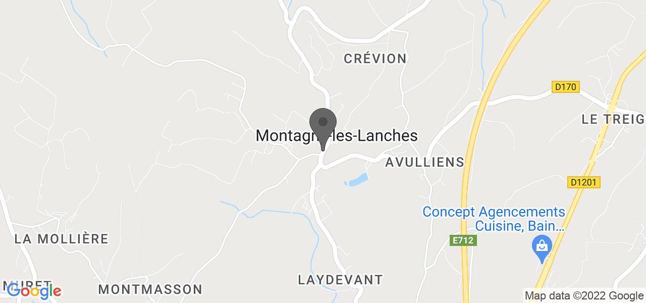 Plan d'accès — Le Relais des Lanches
