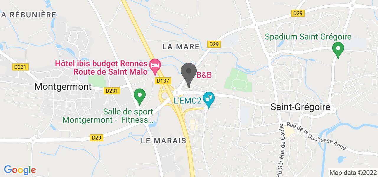 Access map — La Smala