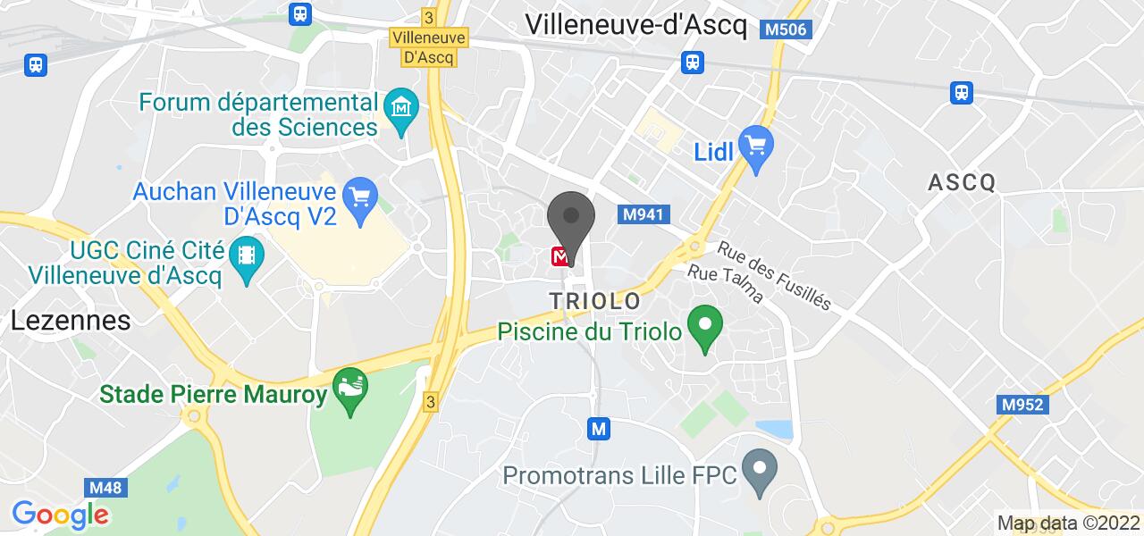 Mappa di accesso — Triolo pizza