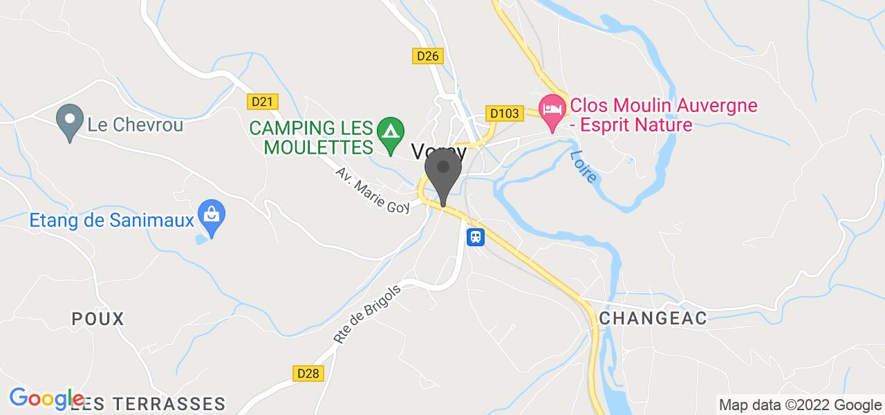 Routekaart — Les Rives de Larzon