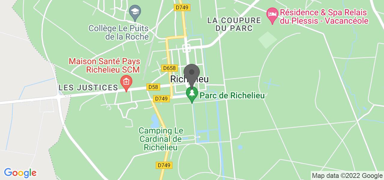 Plan d'accès — Auberge Le Cardinal
