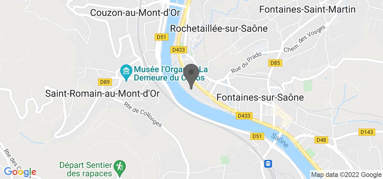 Plan d'accès — Le Canotier