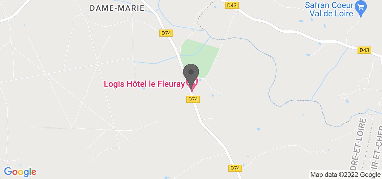 Plan d'accès — Le Colonial (Hôtel Le Fleuray)