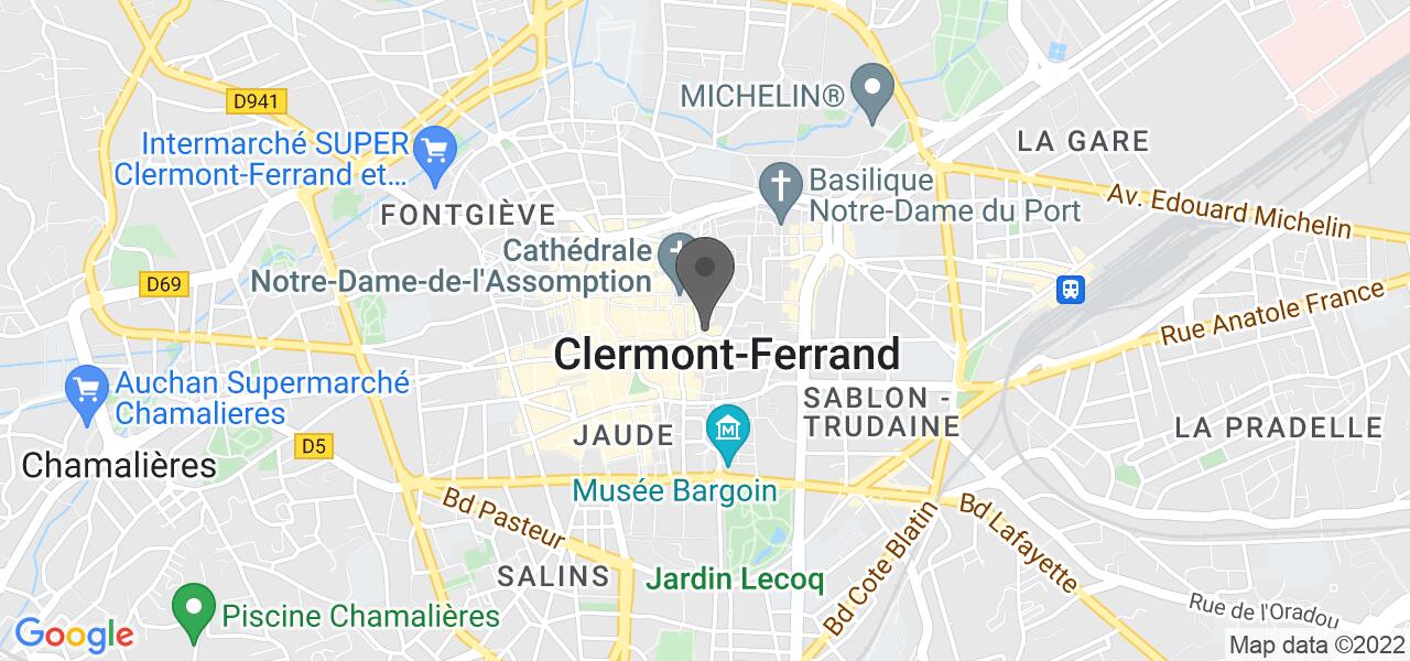 Access map — La Table au Plafond