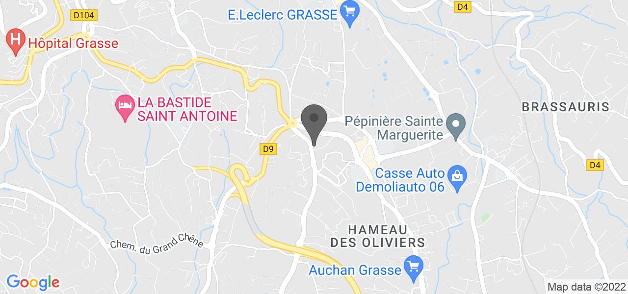 Mapa de acesso — Les Saveurs Du Midi