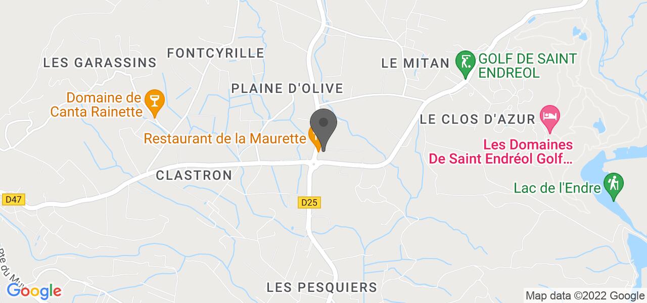 Plan d'accès — La Maurette