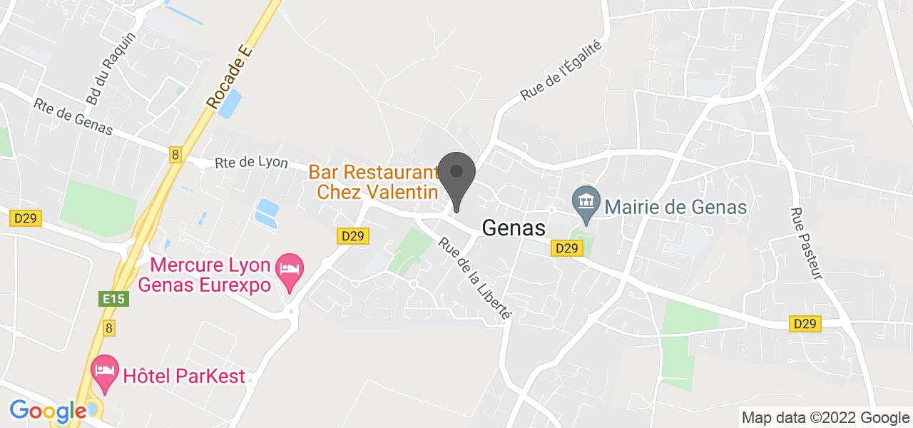 Plan d'accès — Chez Valentin