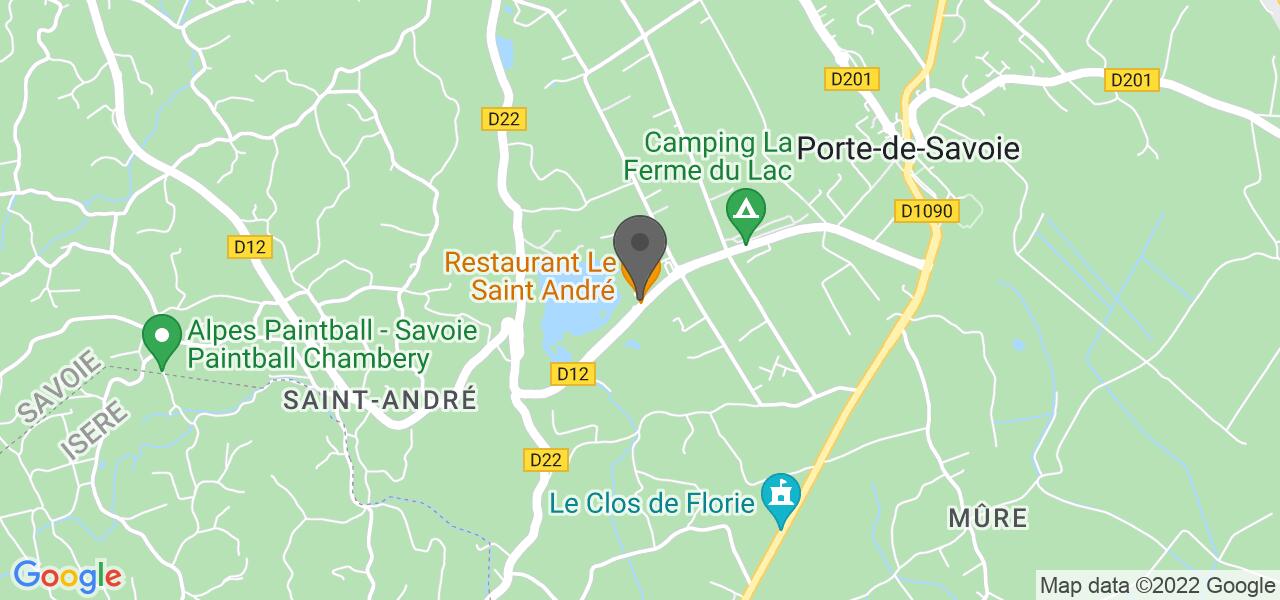 Plan d'accès — Le Saint André