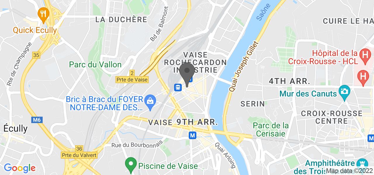 Plan d'accès — Le Bouchon de Vaise