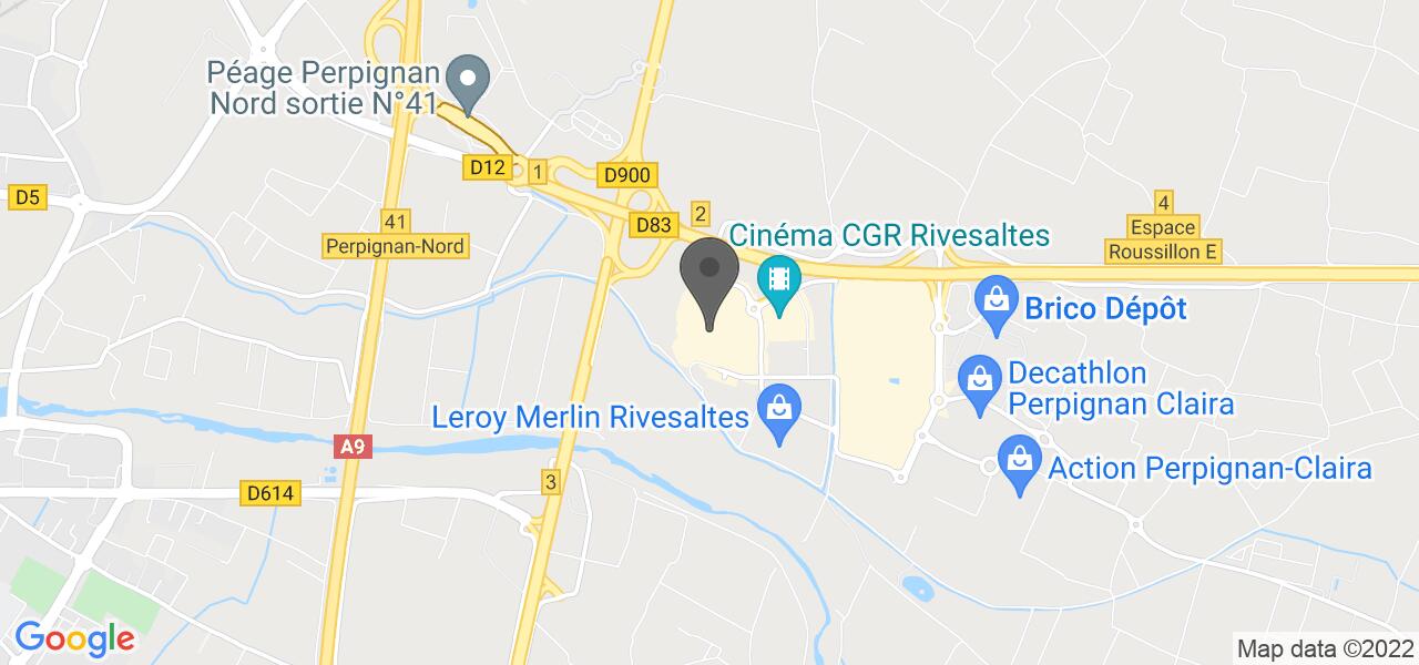 Plan d'accès — La Pataterie Rivesaltes