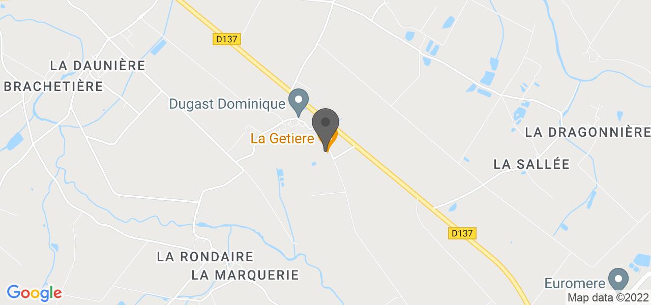 Plan d'accès — La Getiere