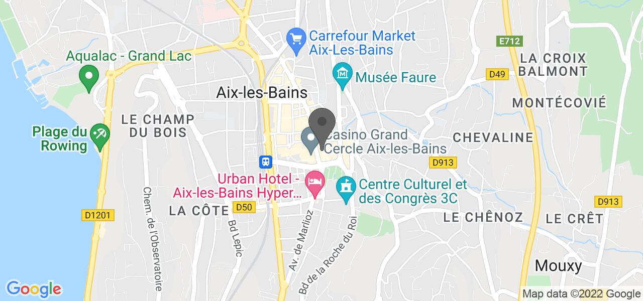 Anfahrtsplan — La Crêperie des Alpes