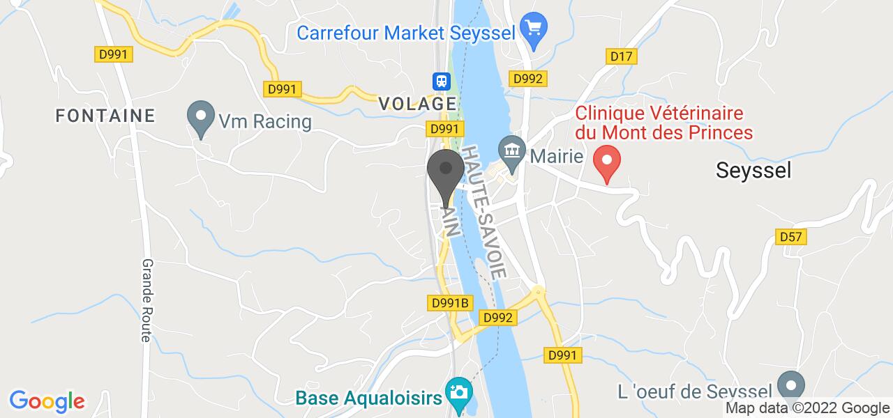แผนที่การเดินทาง — Le rive droite