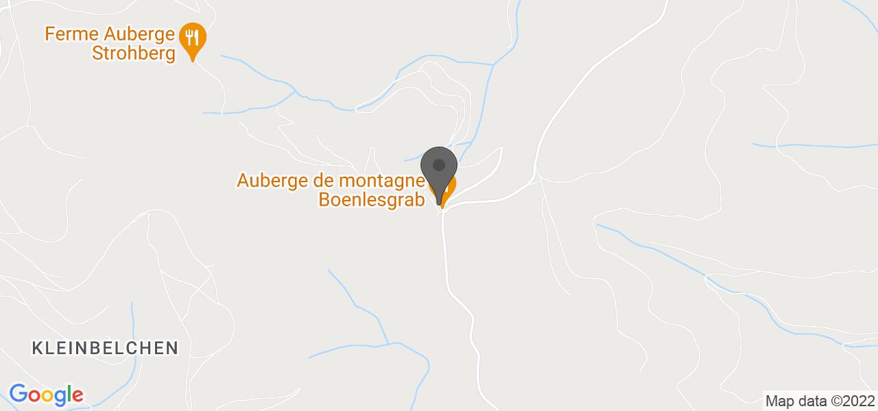 Plan d'accès — Auberge du boenlesgrab