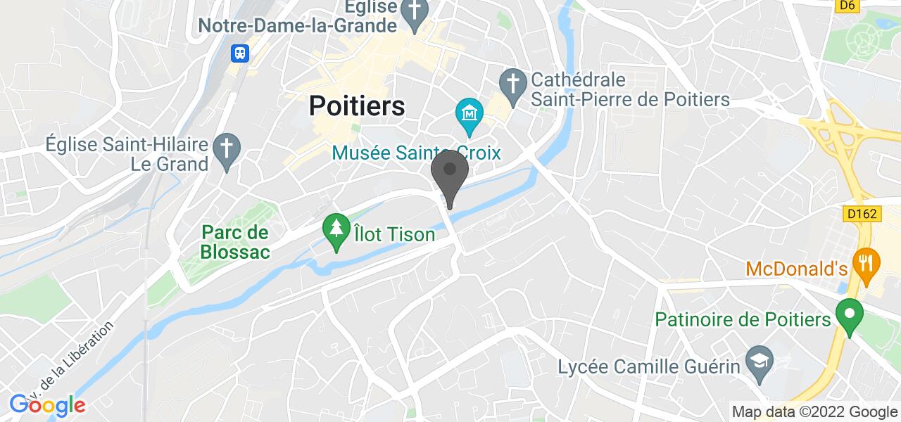 Plan d'accès — BAÏLA PIZZA Poitiers - Saint-Cyprien